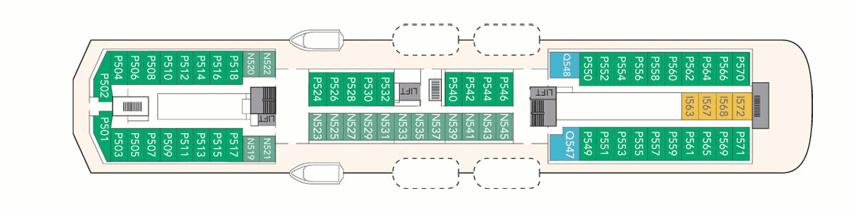 Deckplan Deck 5 – Polarlys