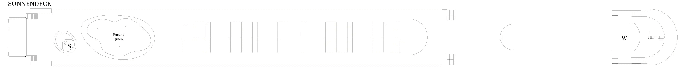 Deckplan Sonnen Deck – VIVA Two