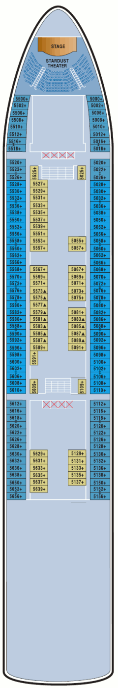 Deckplan Deck 05 – Norwegian Dawn