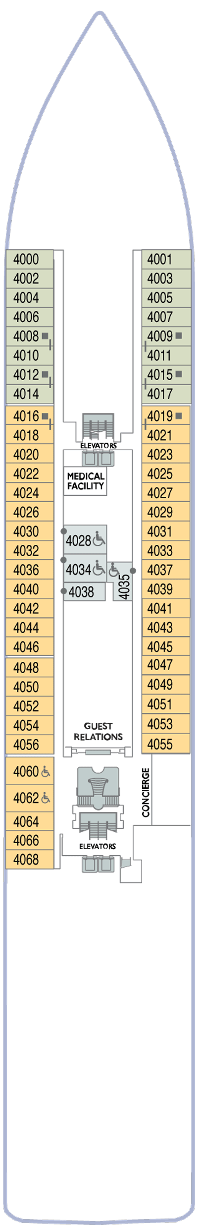 Deckplan Deck 4 – Azamara Pursuit