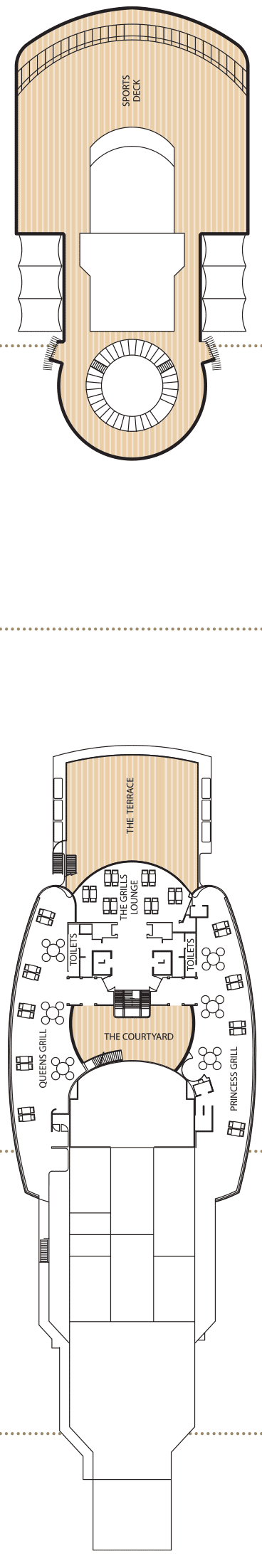 Deckplan Deck 11 – Queen Victoria
