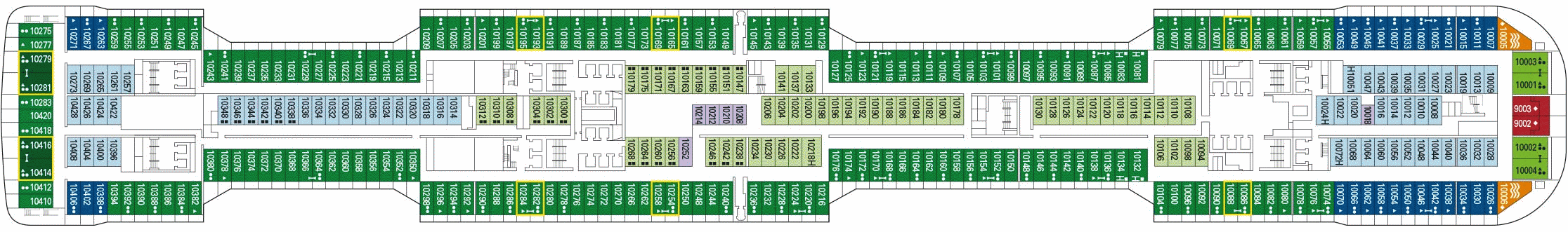 Deckplan Miro – MSC Grandiosa
