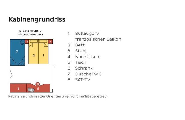 Kabinengrundriss