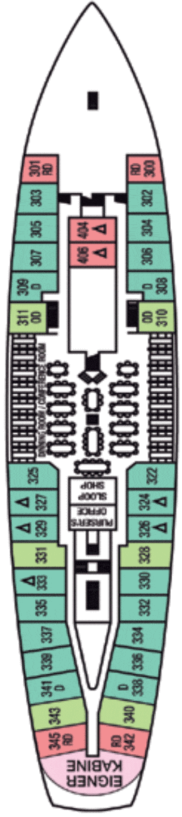 Deckplan Clipperdeck – Star Clipper