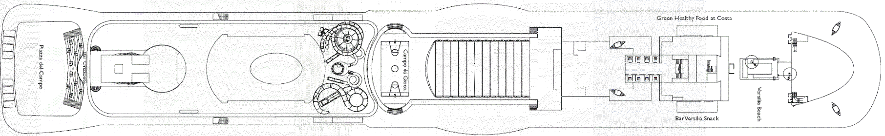 Deckplan Deck 18 – Costa Toscana