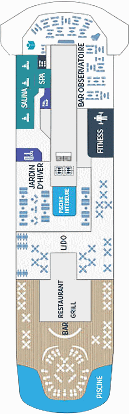 Deckplan Deck 9 – Commandant Charcot