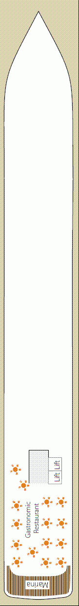 Deckplan Deck 2 – Soléal