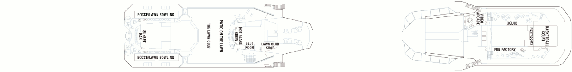 Deckplan The Lawn Club – Celebrity Solstice  