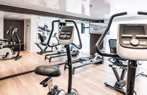 Fitness auf der Amadeus Queen