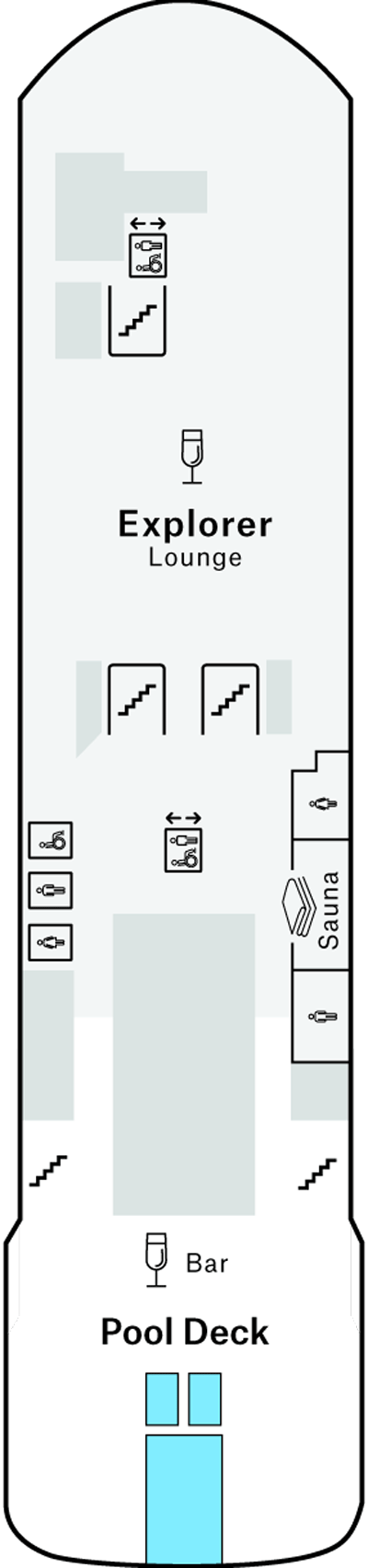 Deckplan Deck 10 – Roald Amundsen