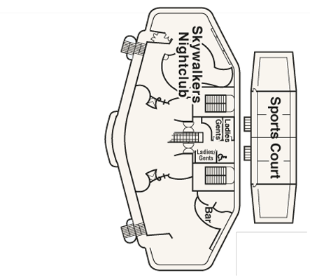 Deckplan Deck 17/18 Sky – Sapphire Princess