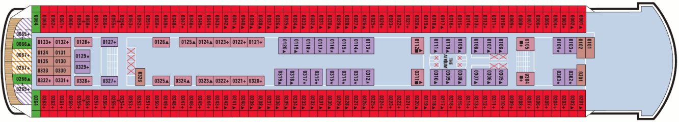 Deckplan Norway Deck – Norwegian Sun