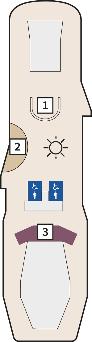 Deckplan Deck 19 – Mein Schiff Flow