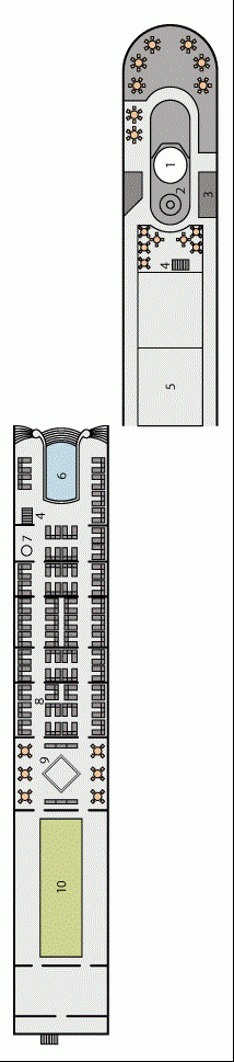 Deckplan Deck 4 – A-Rosa Flora