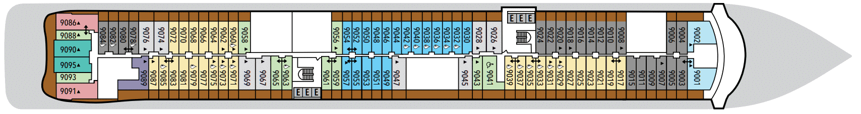 Deckplan Deck 9 – Silver Ray
