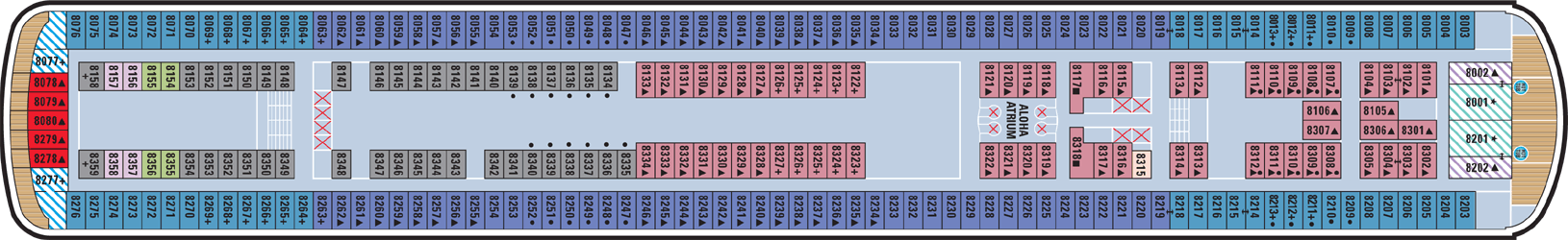 Deckplan Viking Deck – Norwegian Sky
