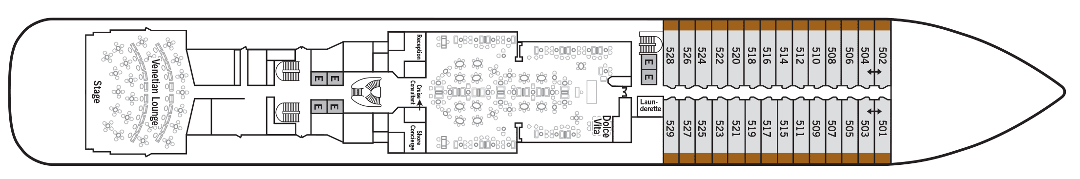 Deckplan Deck 5 – Silver Muse