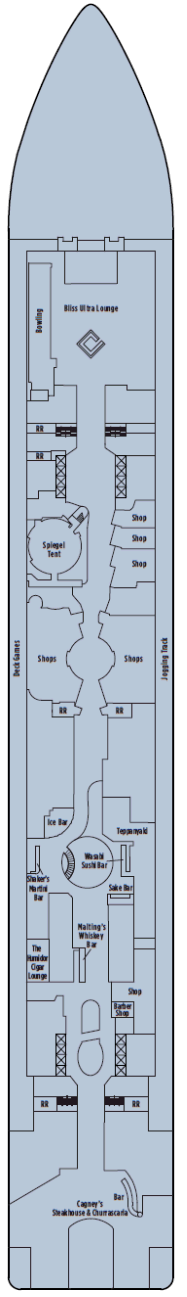 Deckplan Deck 7 – Norwegian Epic