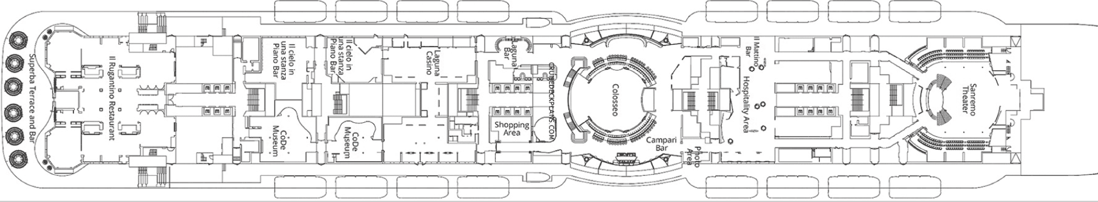 Deckplan Deck 07 – Costa Smeralda