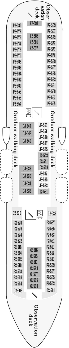 Deckplan Deck 5 – MS Finnmarken