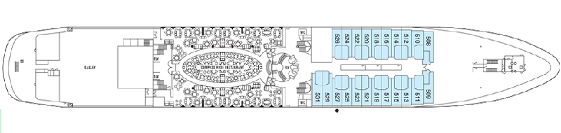 Deckplan Deck 5 – Seven Seas Navigator
