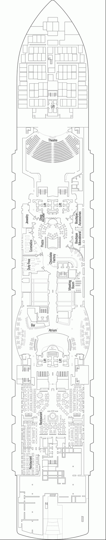Deckplan Deck 6 - Copacabana – MSC Seaside