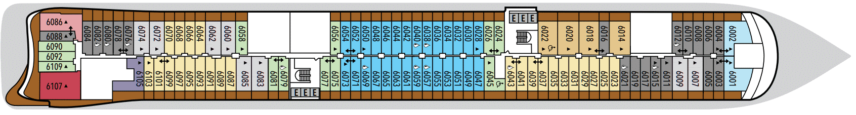 Deckplan Deck 6 – Silver Ray
