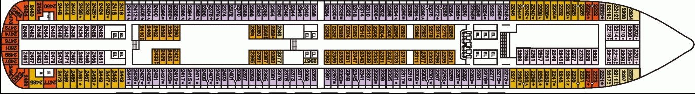 Deckplan Main Deck – Carnival Magic