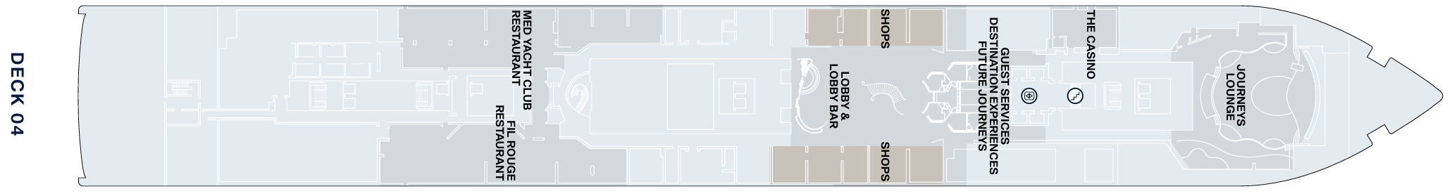Deckplan Deck 4 – Explora III