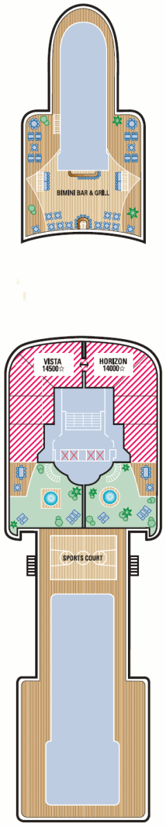 Deckplan Deck 14 – Norwegian Star