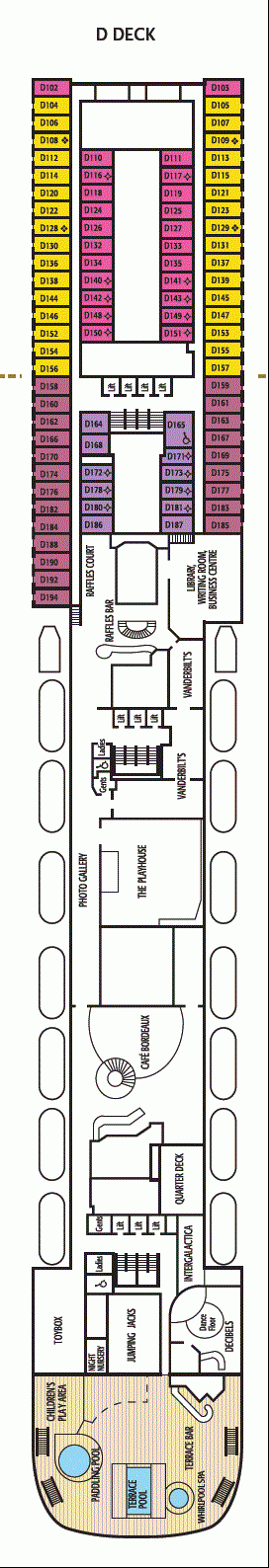 Deckplan D Deck – Aurora