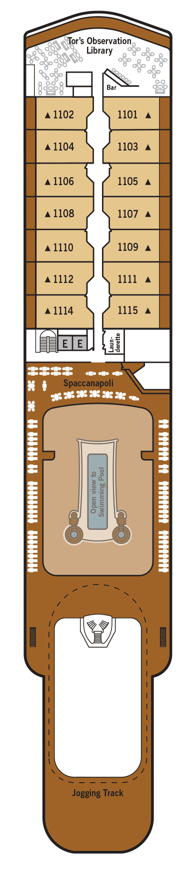 Deckplan Deck 11 – Silver Muse