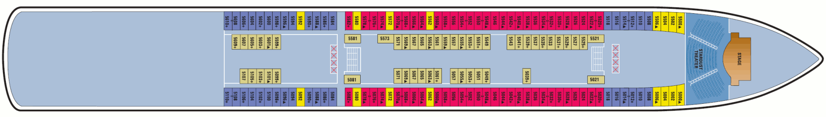 Deckplan Deck 05 – Norwegian Pearl