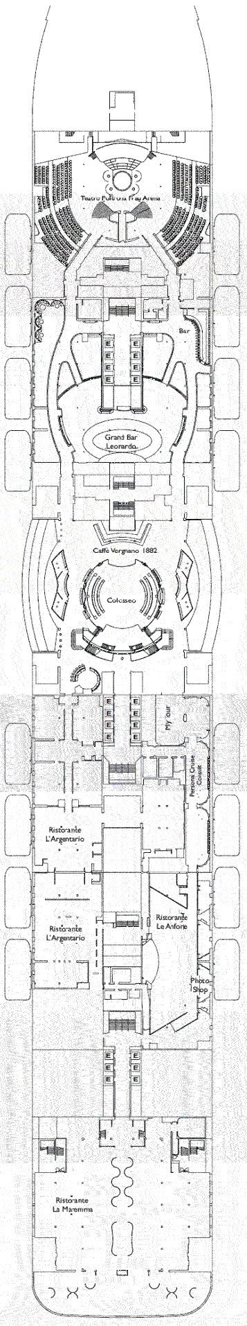 Deckplan Deck 6 – Costa Toscana