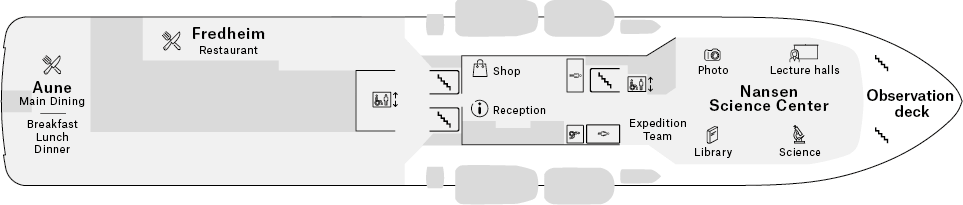 Deckplan Deck  6 – Fridtjof Nansen