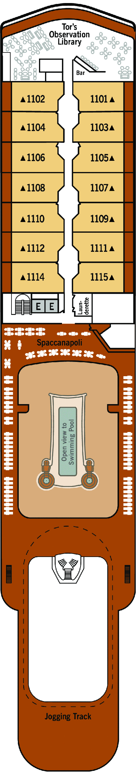 Deckplan Deck 11 – Silver Moon