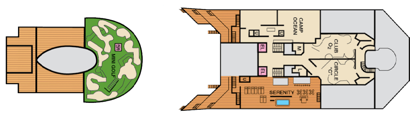 Deckplan Deck 12 – Carnival Radiance