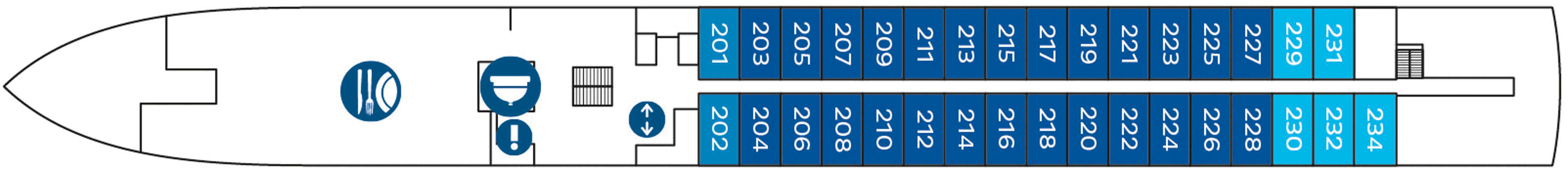 Deckplan Mitteldeck – nickoSpirit