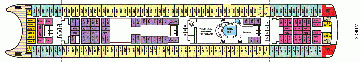 Deckplan A Deck – Aurora