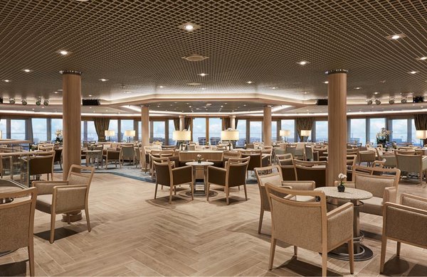 Die Panorama Lounge ist ein beliebter Treffpunkt und super Aussichtspunkt