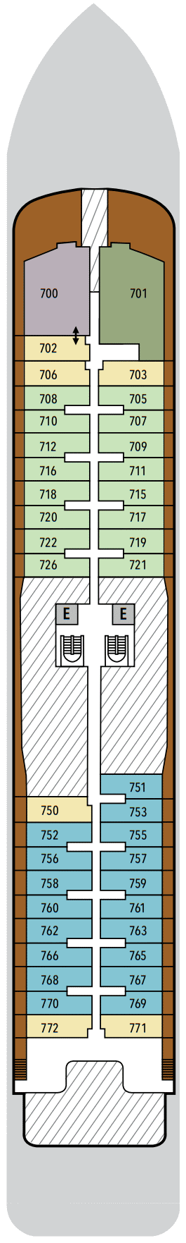 Deckplan Deck 7 – Silver Endeavour