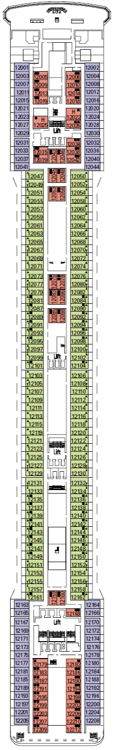Deckplan Clarinetto – MSC Orchestra