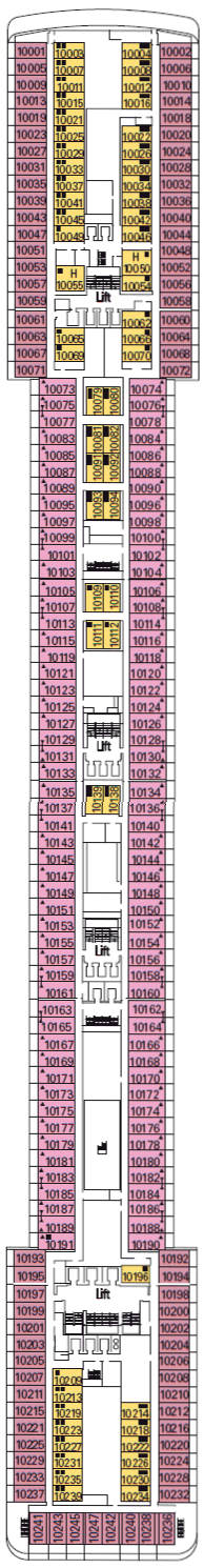 Deckplan Carducci – MSC Poesia