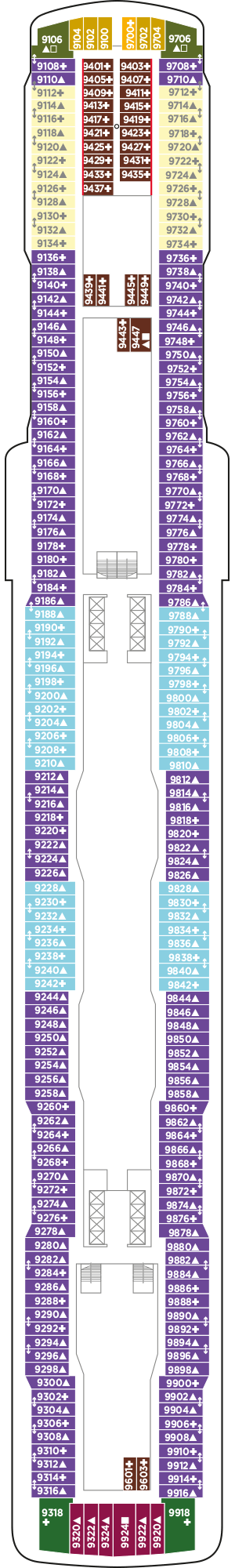 Deckplan Deck 09 – Norwegian Escape