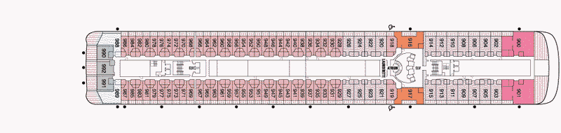 Deckplan Deck 9 – Seven Seas Mariner