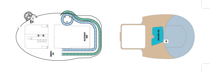 Deckplan Deck 18 – Norwegian Aqua