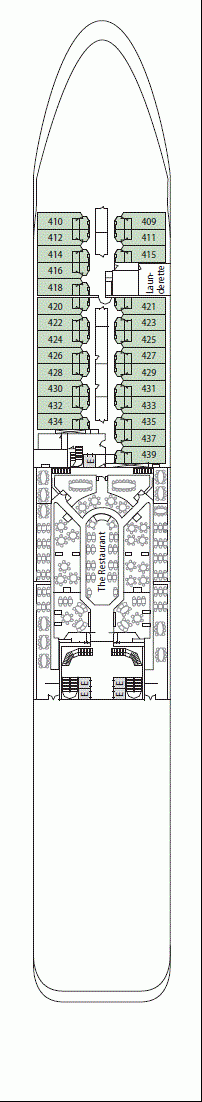 Deckplan Deck 4 – Silver Whisper