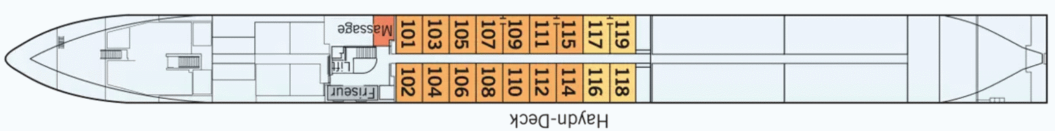 Deckplan Haydn Deck – Amadeus Star