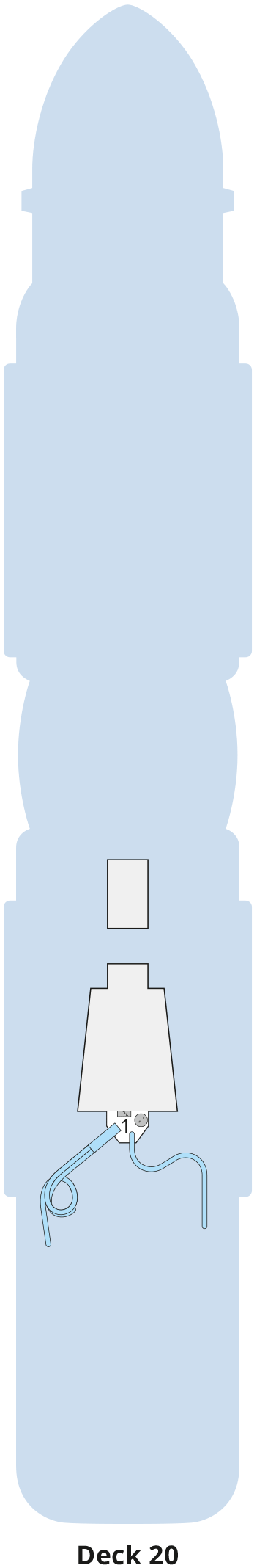 Deckplan Deck 20 – AIDAcosma