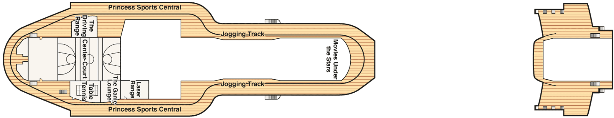 Deckplan Sports 18 – Regal Princess